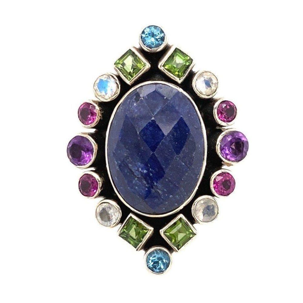 Nicky Butler 925 Lapis, Topaz, White Sap
